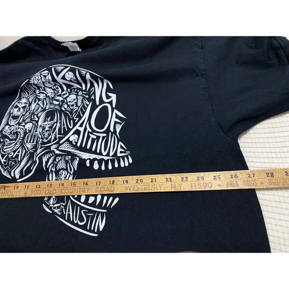 Stone Cold Steve Austin WWE King of Attitude Black T Shirt Size 3XL - Picture 3 of 10